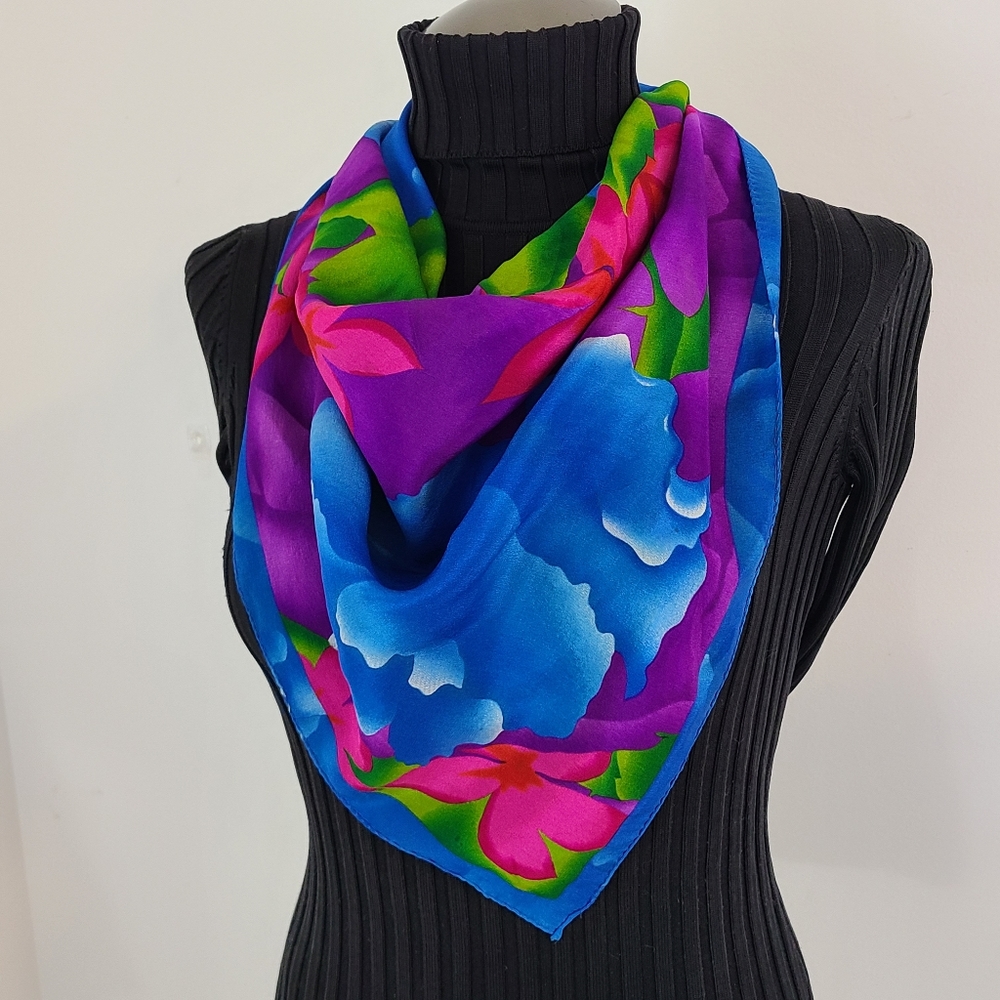 Silky Vibrant Scarf
